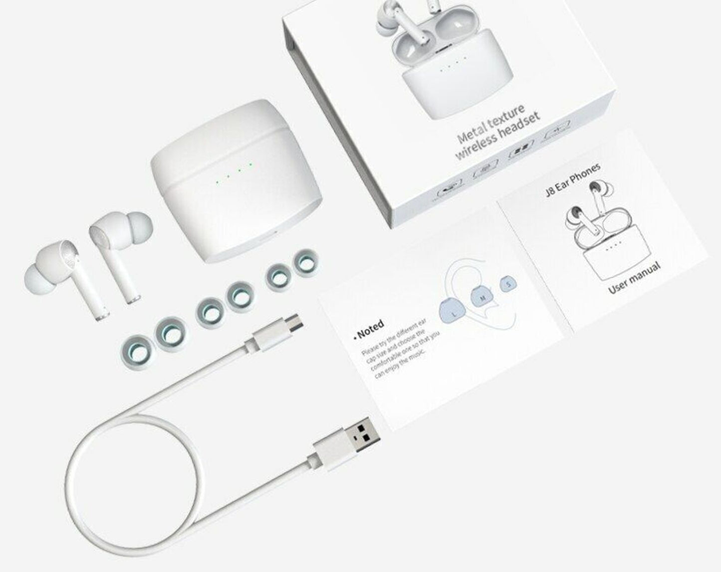Kopfhörer Headset Bluetooth Ohrhörer Kabellos Stereo Wireless Bass Touch Control