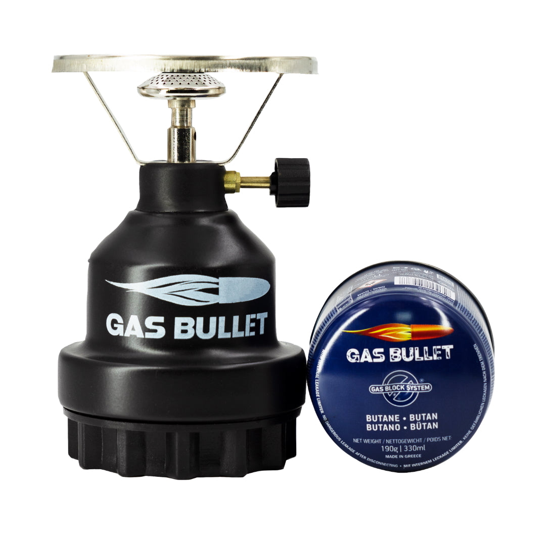 Camping Gaskocher Campingkocher Shisha Kohleanzünder + 4/6/8x 190g Gaskartuschen