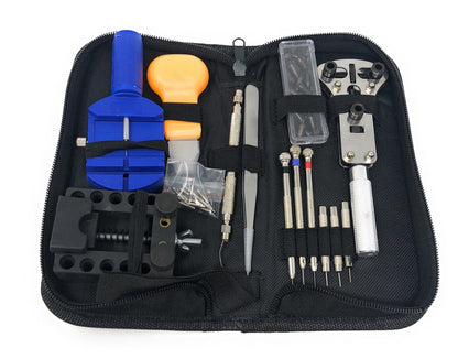 Mega Uhrmacherwerkzeug Set + Federstege 9-25mm Reparaturset Uhren Werkzeug Neu