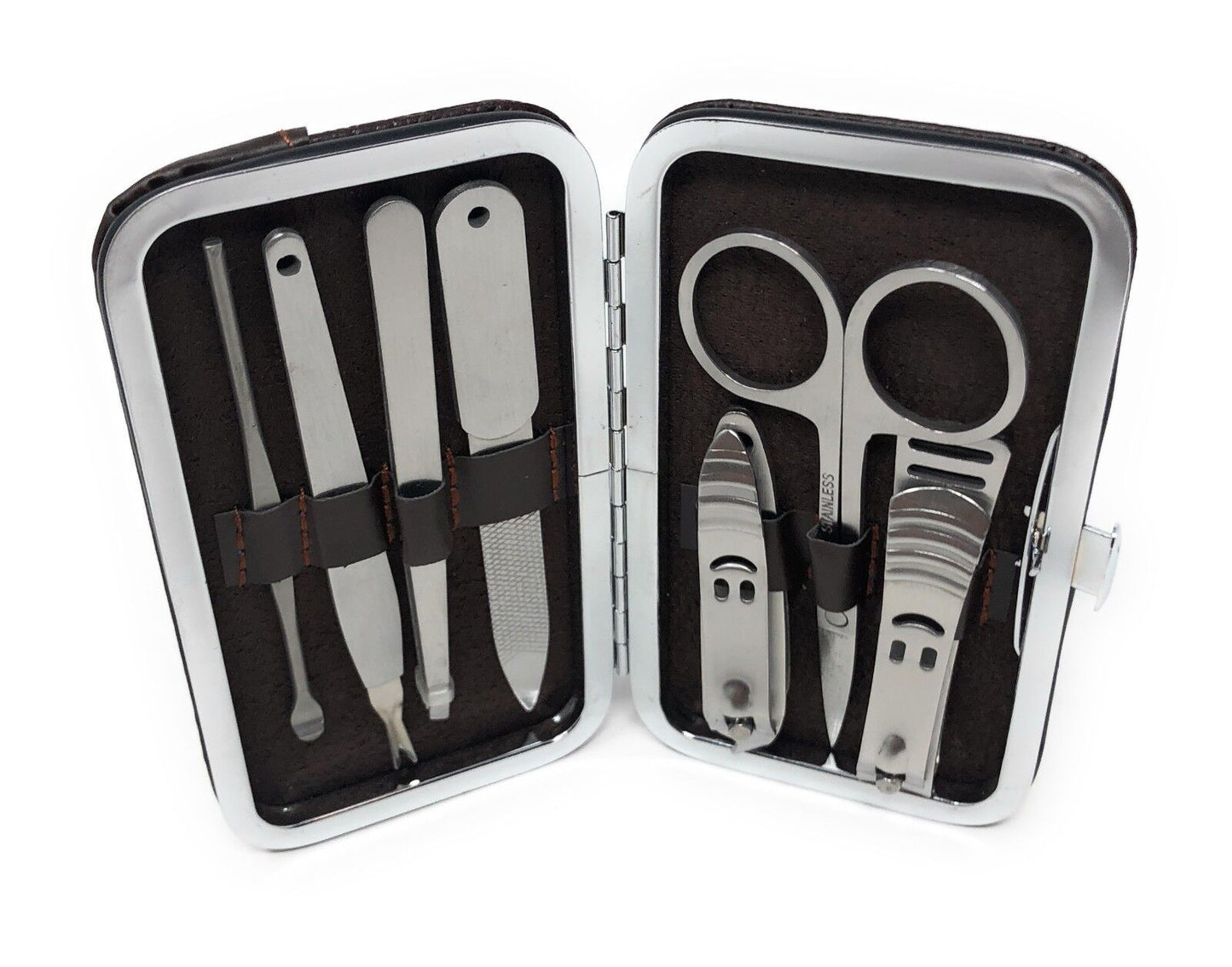 Profi 7 Teiliges Maniküre Set Nagelpflege Nagelknipser Pediküre Nagelset Etui