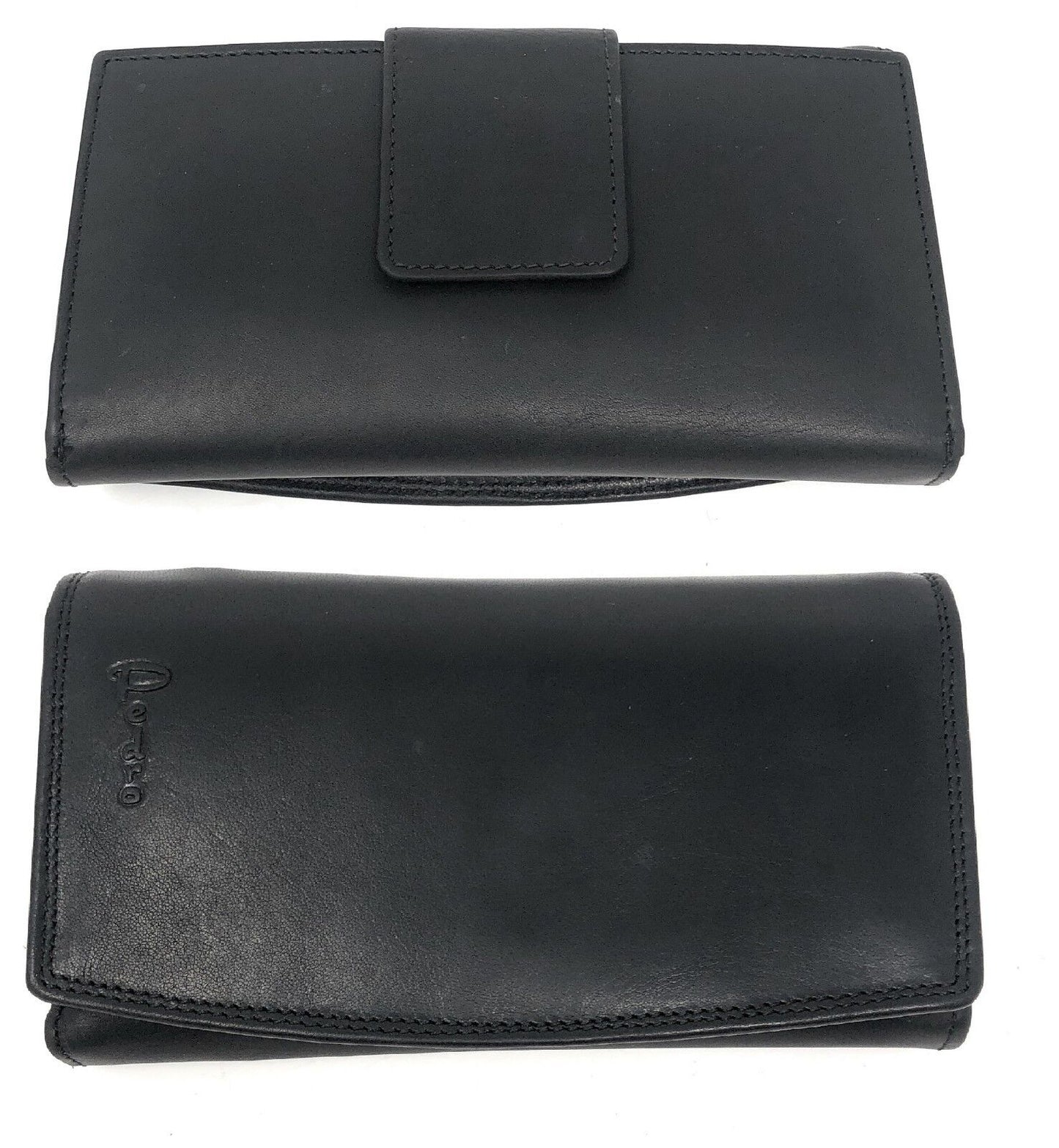 Echt Leder Geldbörse Damen Geldbeutel Luxus Büffelleder Portemonnaie Brieftasche