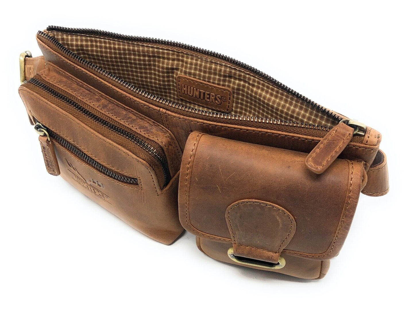 Bauchtasche Gürteltasche Brusttasche Messenger Bag Hüfttasche echt Leder