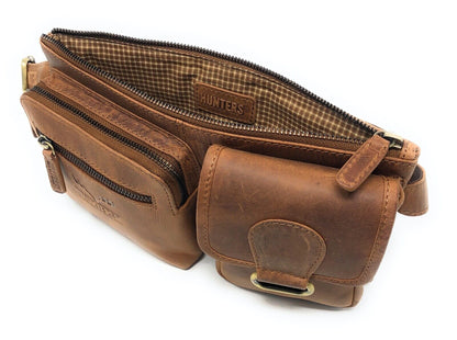 Bauchtasche Gürteltasche Brusttasche Messenger Bag Hüfttasche echt Leder
