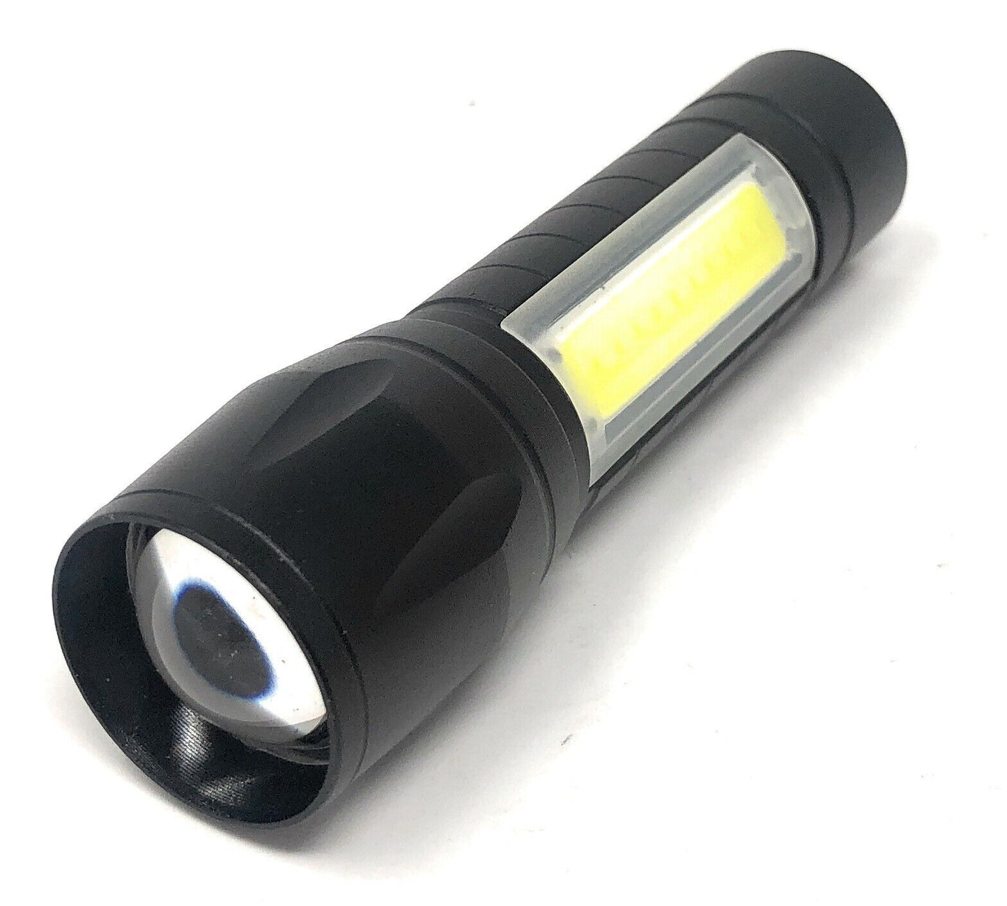 MINI Taschenlampe LED Cree Zoom Polizei 1000 Meter Leuchtweite inkl. Akku USB