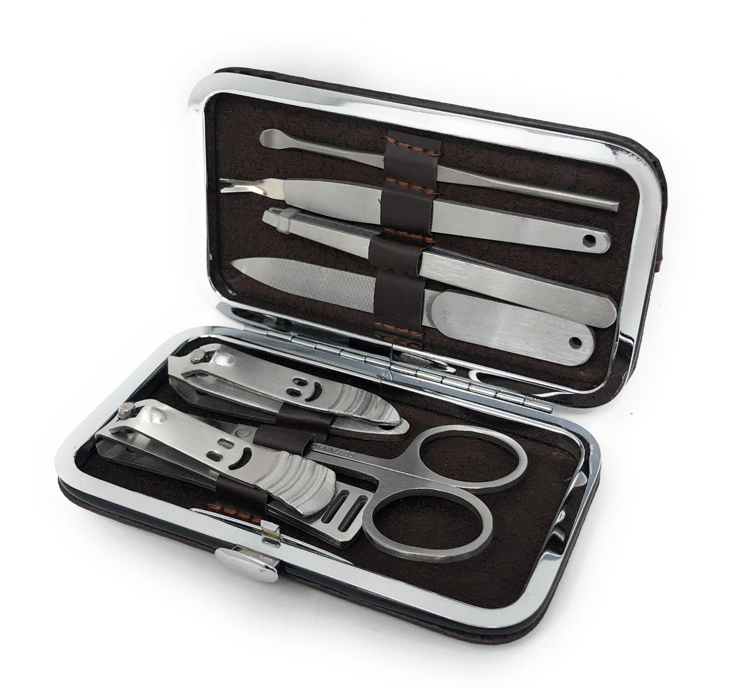 Profi 7 Teiliges Maniküre Set Nagelpflege Nagelknipser Pediküre Nagelset Etui