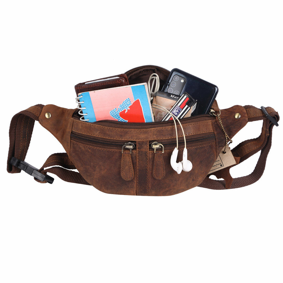 Bauchtasche Gürteltasche Hüfttasche Umhängetasche Crossbag Leder Sport Tasche