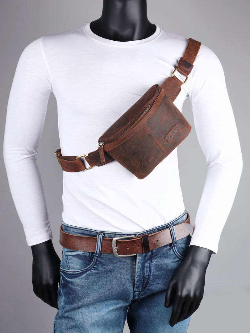 Bauchtasche Gürteltasche Hüfttasche Umhängetasche Crossbag Leder Sport Tasche