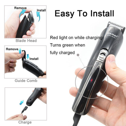 Haarschneider Rasierer Ohren Bart Nasen Trimmer Haarschneidemaschine Black 11in1