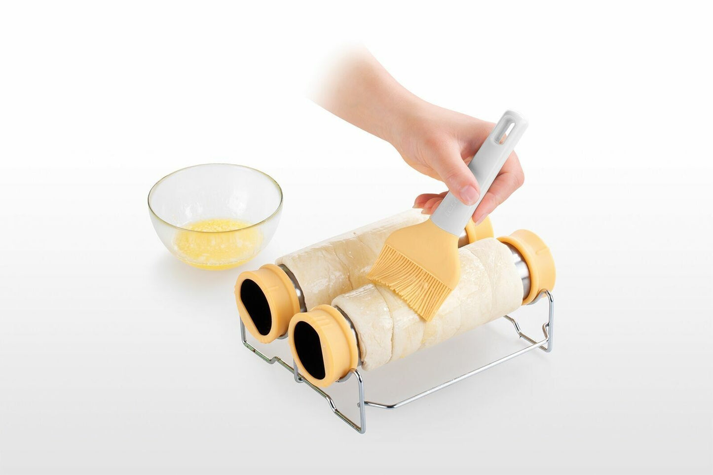 Tescoma Backformen für Baumkuchen Trdelník Form Schillerlocken Baumkuchenform