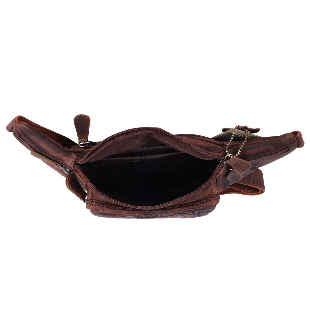 Bauchtasche Gürteltasche Hüfttasche Umhängetasche Crossbag Leder Sport Tasche