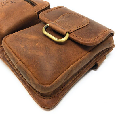 Bauchtasche Gürteltasche Brusttasche Messenger Bag Hüfttasche echt Leder