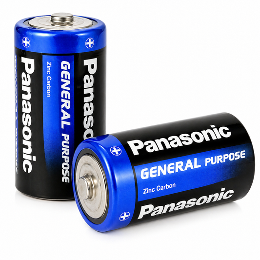 12 x Panasonic Batterien 1,5 Volt R20 Batterie 1.5 V MONO Zellen D LR20