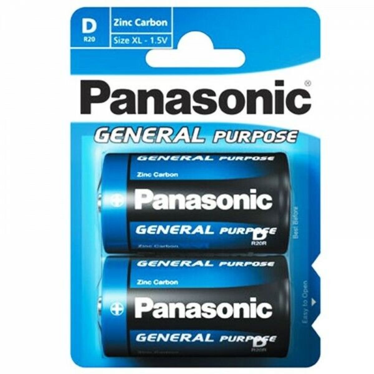 12 x Panasonic Batterien 1,5 Volt R20 Batterie 1.5 V MONO Zellen D LR20