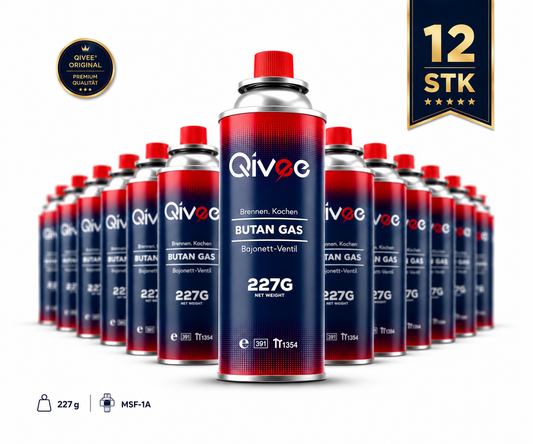 12x Butan Gas Kartusche 227g Gaskartuschen Bunsenbrenner Campingkocher Gaskocher