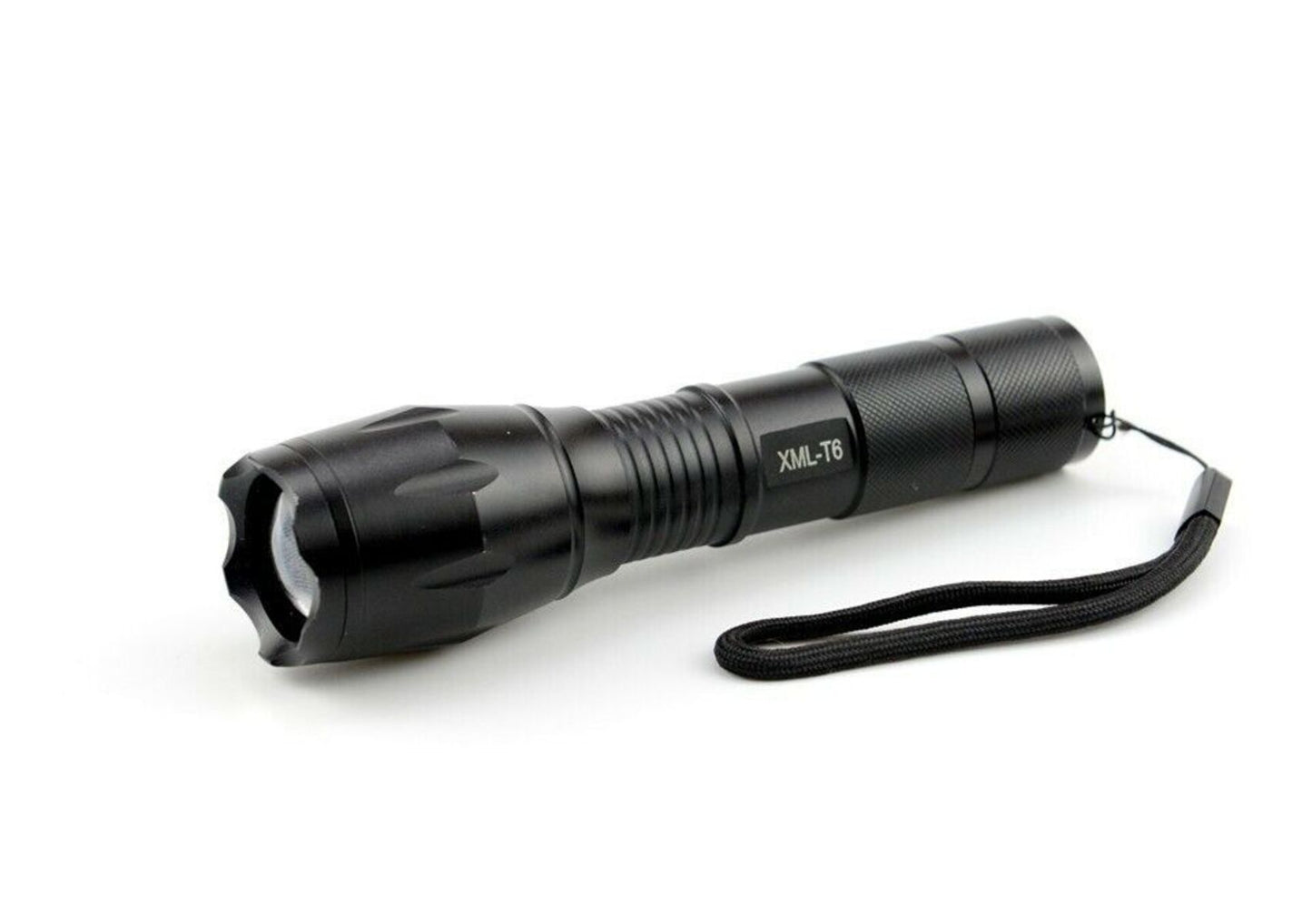 2x LED Taschenlampe Polizei Lampe wiederaufladbar Zoom PowerAkku Ladegerät Swat
