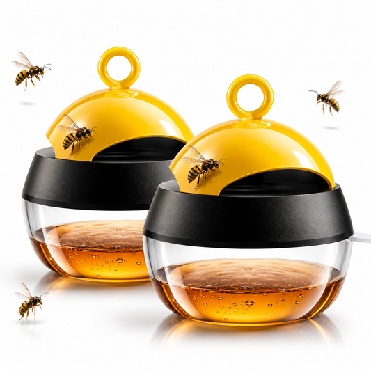 2x Wespenfalle Insektenfalle Fliegenfalle Tisch Haus Garten Wespenabwehr Qivee®