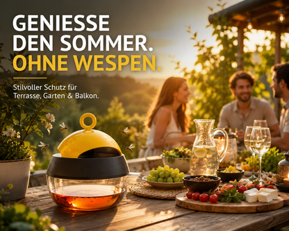 2x Wespenfalle Insektenfalle Fliegenfalle Tisch Haus Garten Wespenabwehr Qivee®