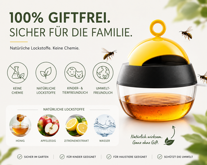 2x Wespenfalle Insektenfalle Fliegenfalle Tisch Haus Garten Wespenabwehr Qivee®