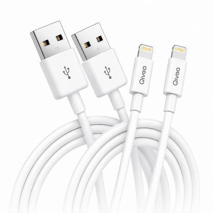 2x iPhone Schnell Ladekabel Pro Max 1m USB für Apple iPhone iPad Kopfhörer