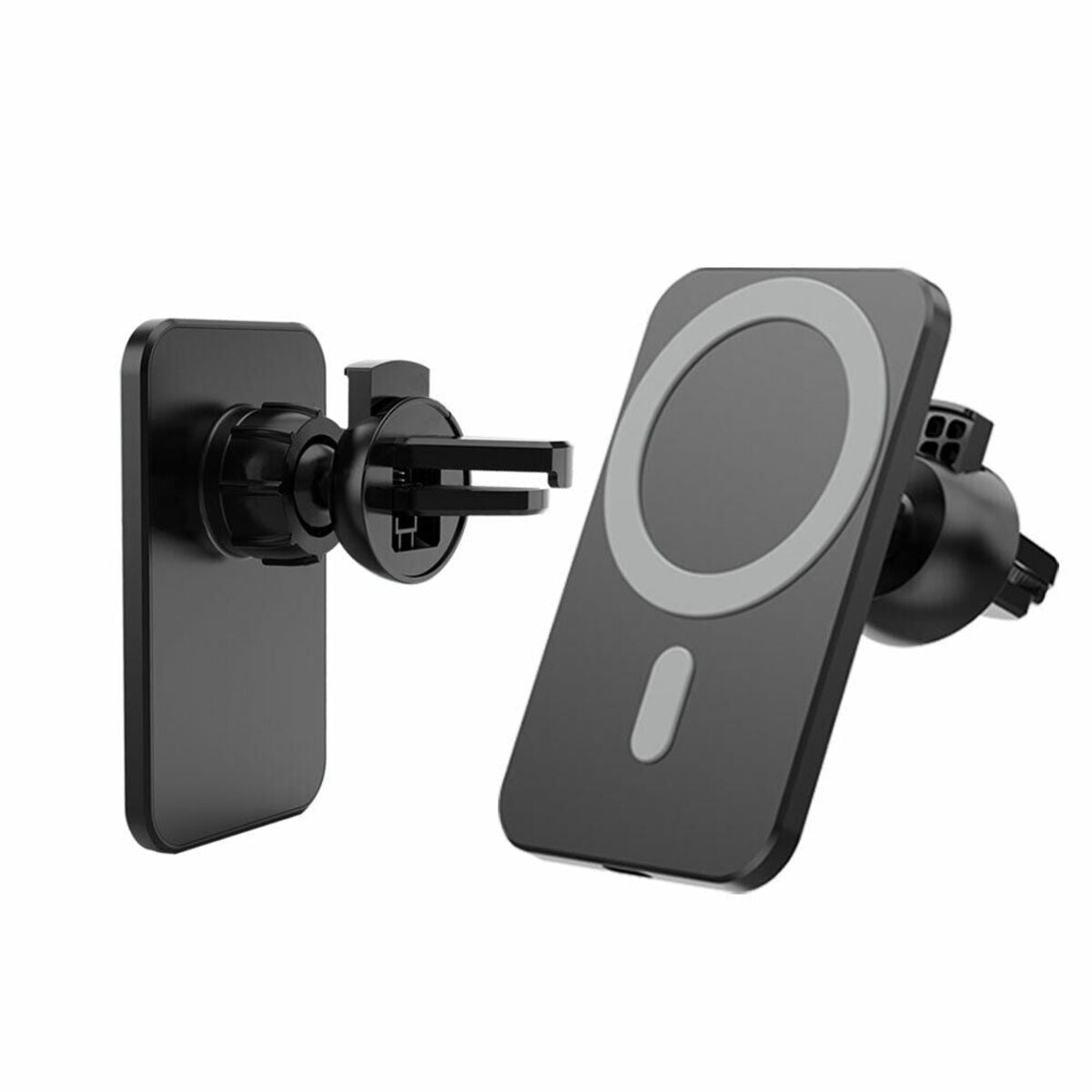 Auto Halterung Wireless Ladegerät KFZ 2in1 Universal Handy Induktion Magnetisch