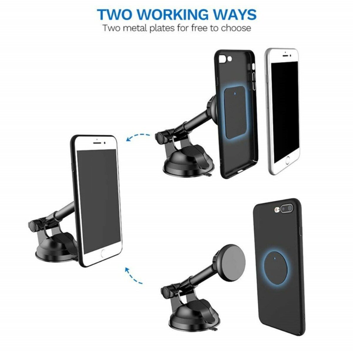 Auto Handy Halterung KFZ Halter Universal Apple iPhone Samsung Huawei Sony HTC