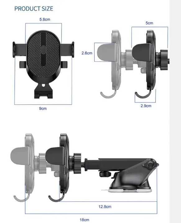 Handy-Halter KFZ Autohalterung Armaturenbrett Universal Smartphone Cockpit Navi