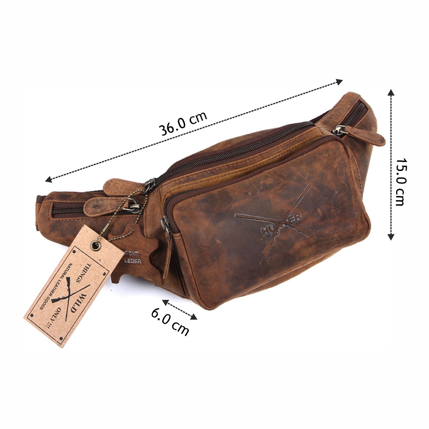 Bauchtasche Gürteltasche Hüfttasche Umhängetasche Crossbag Leder Sport Tasche