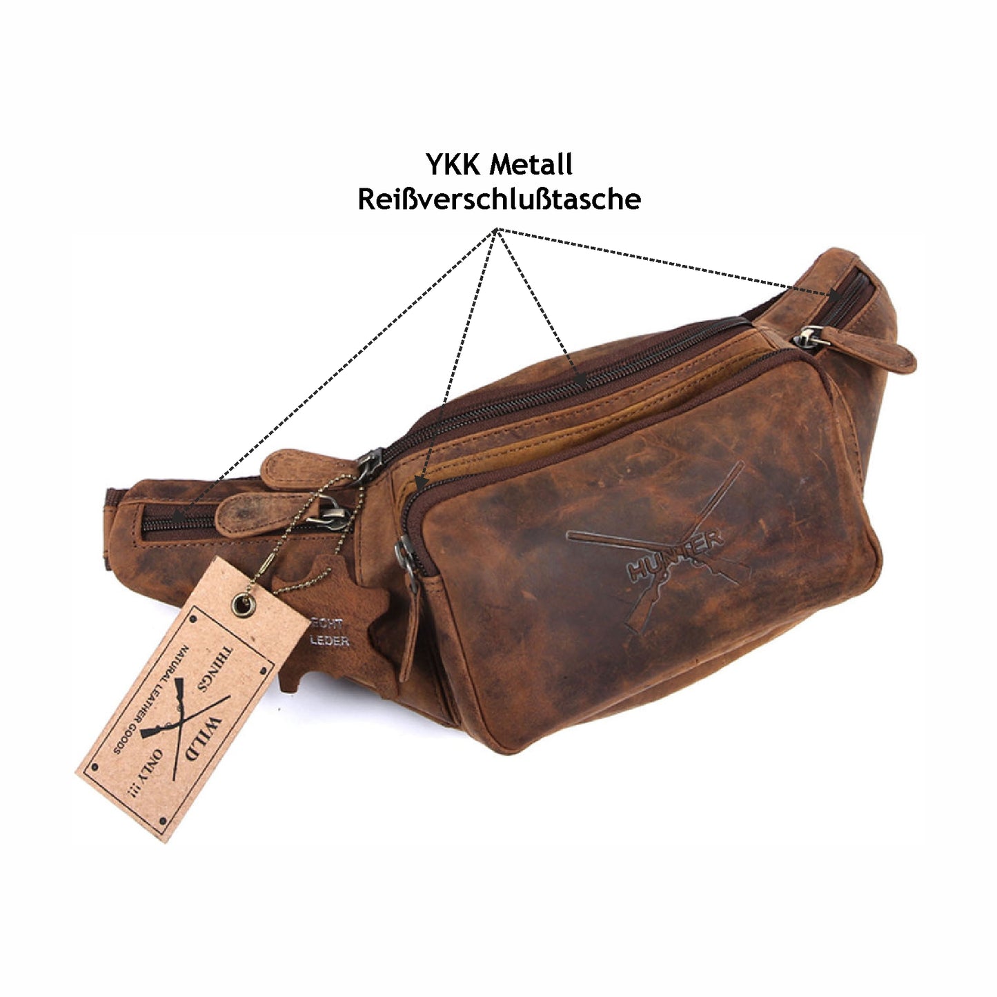 Bauchtasche Gürteltasche Hüfttasche Umhängetasche Crossbag Leder Sport Tasche