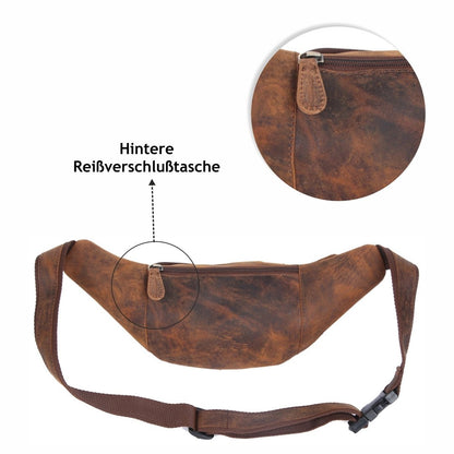 Bauchtasche Gürteltasche Hüfttasche Umhängetasche Crossbag Leder Sport Tasche