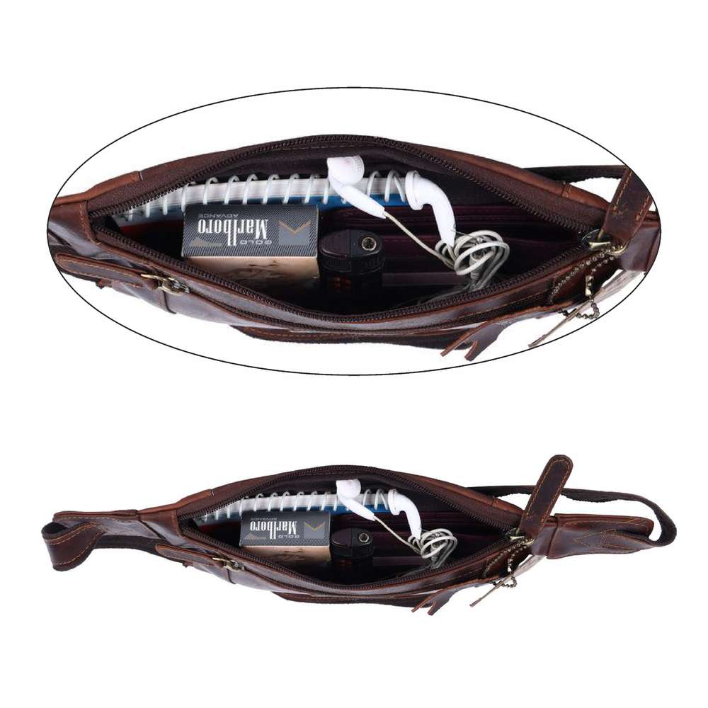 Bauchtasche Gürteltasche Hüfttasche Umhängetasche Crossbag Leder Sport Tasche