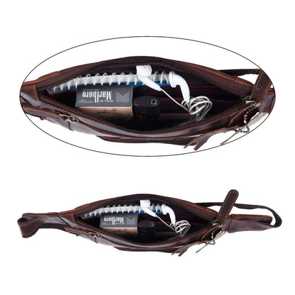 Bauchtasche Gürteltasche Hüfttasche Umhängetasche Crossbag Leder Sport Tasche