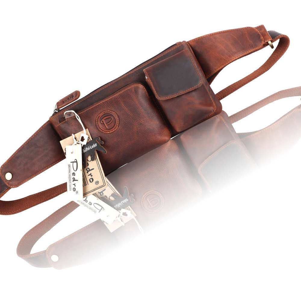 Bauchtasche Gürteltasche Hüfttasche Umhängetasche Crossbag Leder Sport Tasche