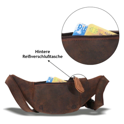 Bauchtasche Gürteltasche Hüfttasche Umhängetasche Crossbag Leder Sport Tasche