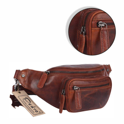 Bauchtasche Gürteltasche Hüfttasche Umhängetasche Crossbag Leder Sport Tasche