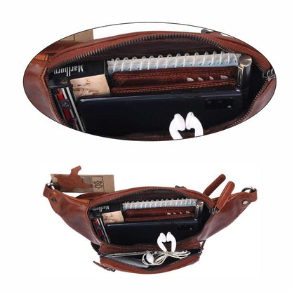 Bauchtasche Gürteltasche Hüfttasche Umhängetasche Crossbag Leder Sport Tasche