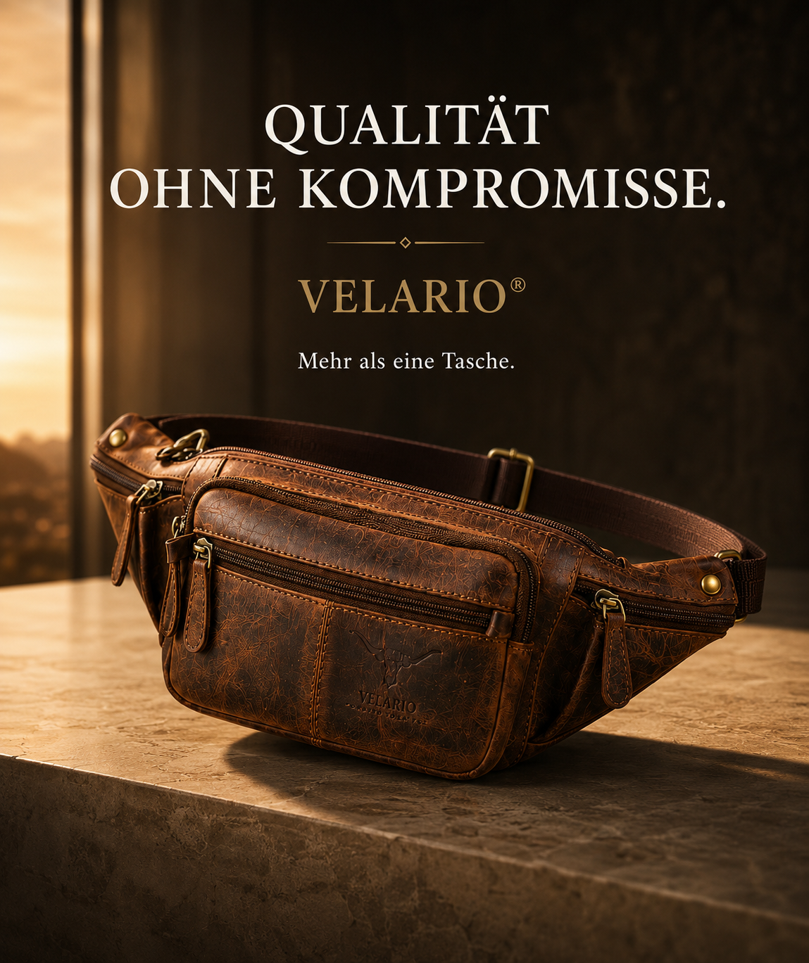 Bauchtasche Gürteltasche Hüfttasche Umhängetasche Crossbag Leder Sport Tasche