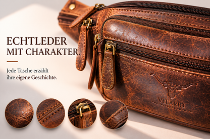 Bauchtasche Gürteltasche Hüfttasche Umhängetasche Crossbag Leder Sport Tasche