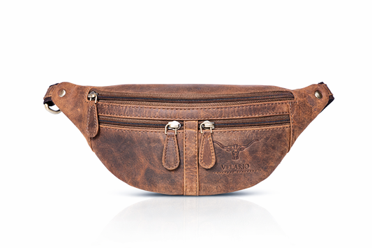 Bauchtasche echt Leder Gürteltasche Hüfttasche Umhängetasche Crossbag Tasche