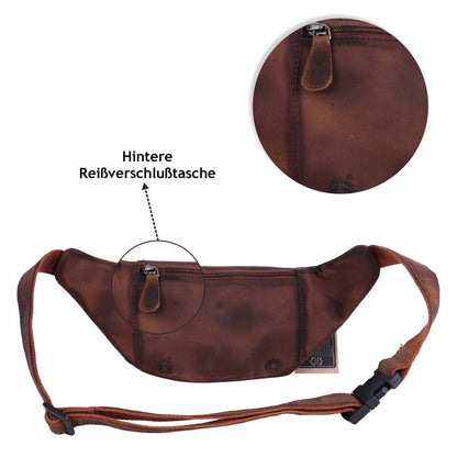 Bauchtasche Gürteltasche Hüfttasche Umhängetasche Crossbag Leder Sport Tasche