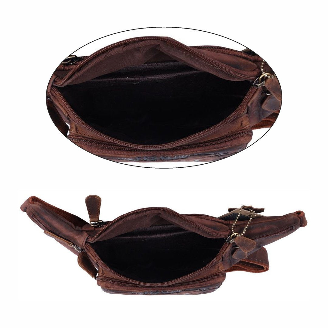 Bauchtasche Gürteltasche Hüfttasche Umhängetasche Crossbag Leder Sport Tasche