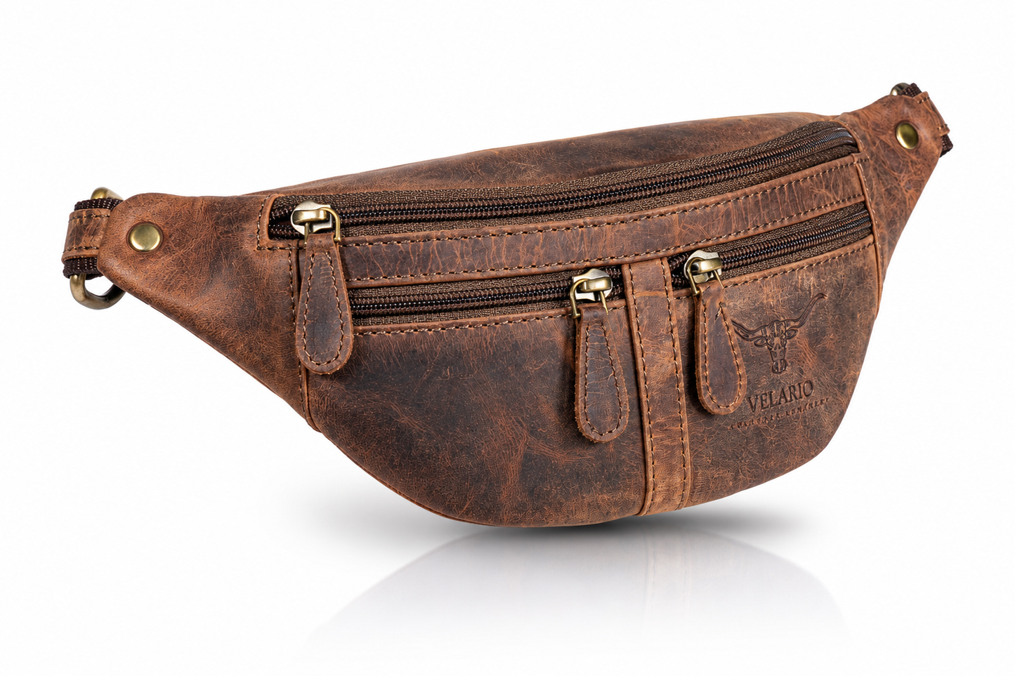 Bauchtasche echt Leder Gürteltasche Hüfttasche Umhängetasche Crossbag Tasche