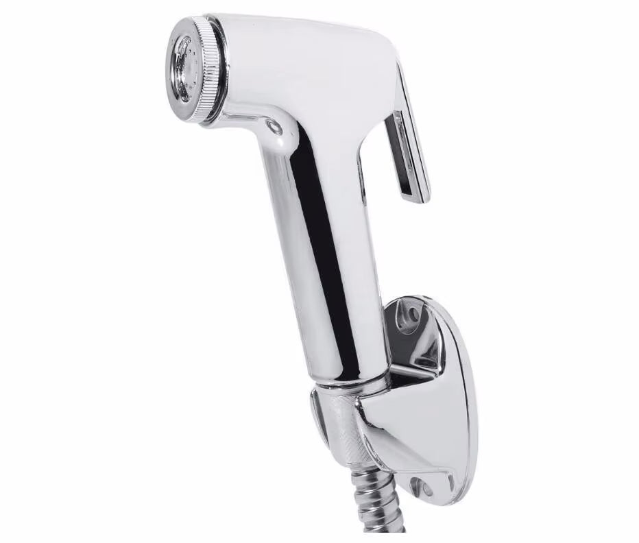 Bidet Brause Set Schlauch + Halter Dusche Edelstahl Hand WC Duschkopf Hygiene Po