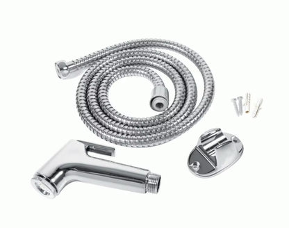 Bidet Brause Set Schlauch + Halter Dusche Edelstahl Hand WC Duschkopf Hygiene Po