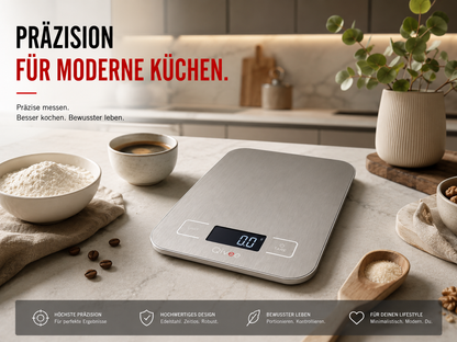 Digitale Küchenwaage Haushaltswaage Digitalwaage Küchen Waage 10kg / 1 Gramm