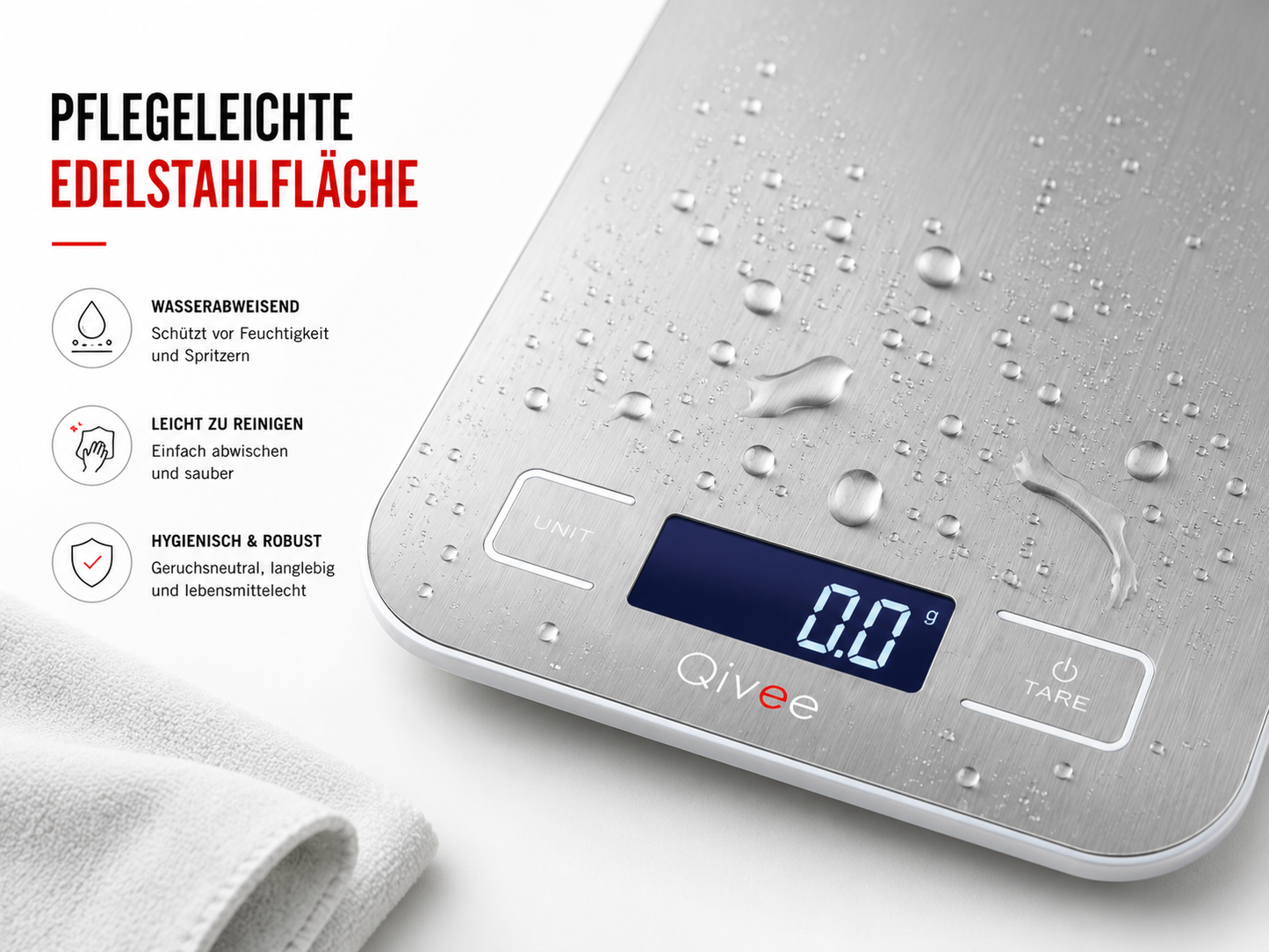 Digitale Küchenwaage Haushaltswaage Digitalwaage Küchen Waage 10kg / 1 Gramm