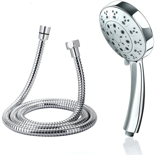 Duschkopf Hochdruck Handbrause Duschbrause Wassersparend mit 1.5m Schlauch 5Modi