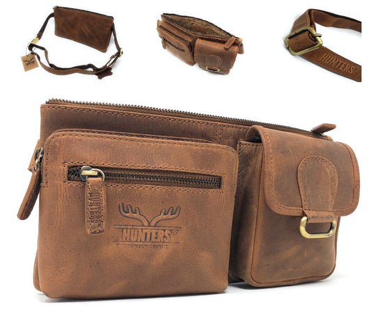 Bauchtasche Gürteltasche Brusttasche Messenger Bag Hüfttasche echt Leder