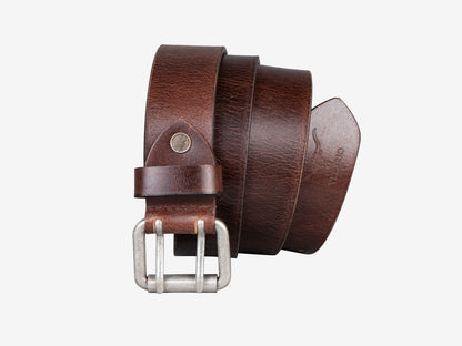 Echt Leder Gürtel Herren Damen Ledergürtel Schwarz 4cm für Anzug, Jeans Kürzbar