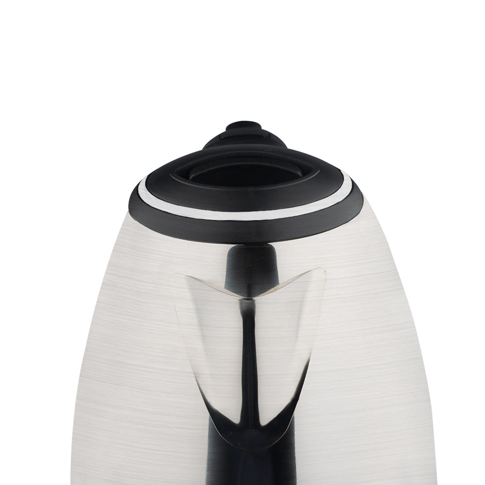 Edelstahl Wasserkocher 1,8 L Doppelwandig Kabellos Teekocher Silber Warmhalter