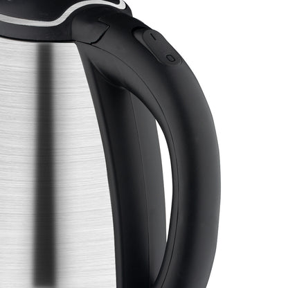 Edelstahl Wasserkocher 1,8 L Doppelwandig Kabellos Teekocher Silber Warmhalter